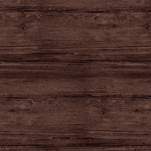 Washed Wood Espresso Brown Fabric /  Landscape Fabric / Contempo Fabrics woodgrain Fabric by the yard  & Fat Quarter Fabric