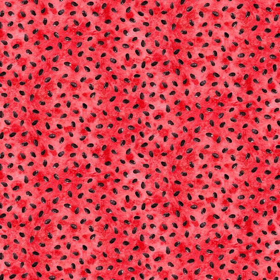 Watermelon Seed Fabric by the Yard From by Timeless Treasures Etsy