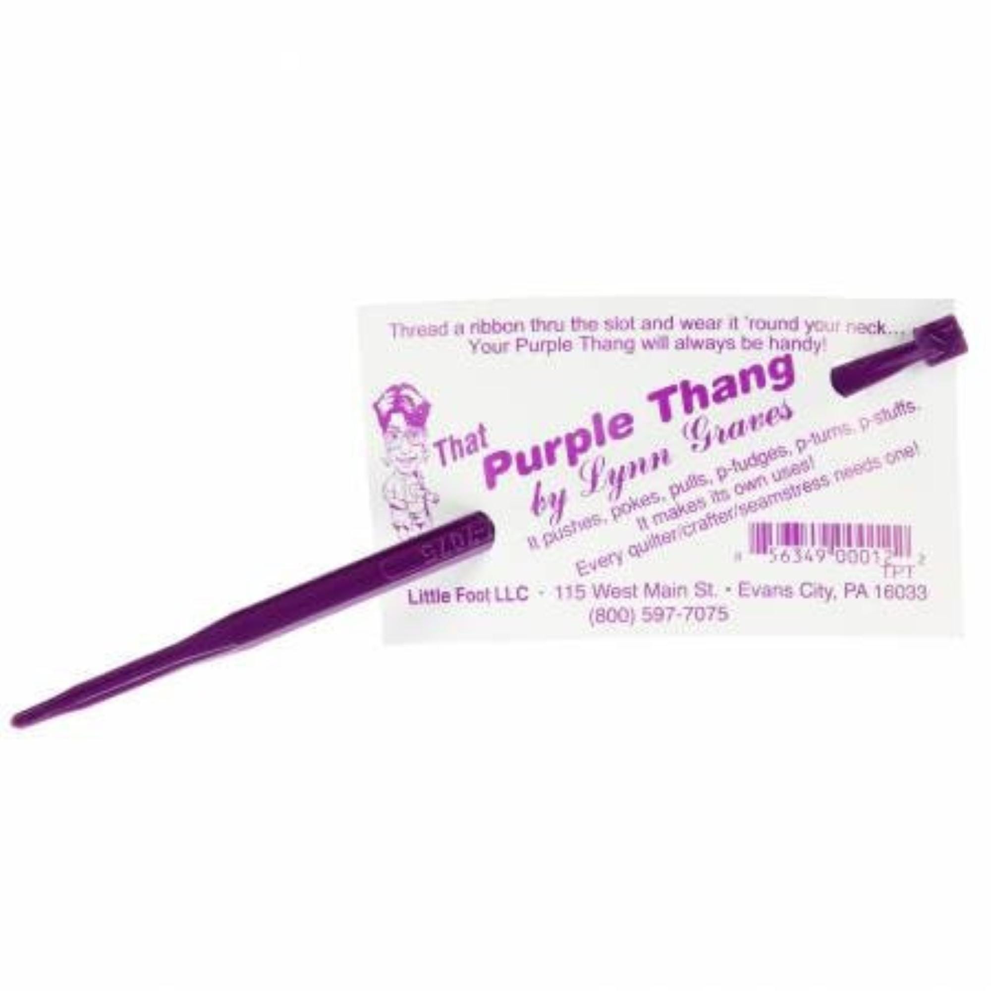 8 Pezzi That Purple Thang Strumenti Da Cucito – Kit Con Aghi In Plastica E Custodia – 4 Colori