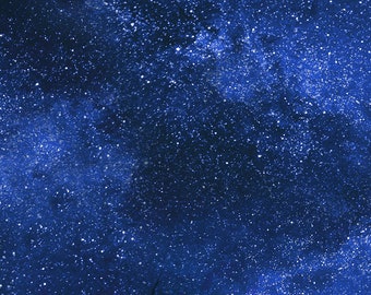 Width 5339 Star Night Sky Space Cotton Fabric 55 Inch x 12 Yard Length