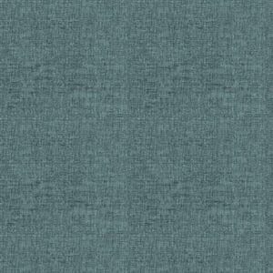 May include: A solid teal fabric with a visible woven texture. The material features a cross-hatched pattern of intersecting horizontal and vertical threads in varying shades of blue-green, creating a consistent and uniform textile surface.