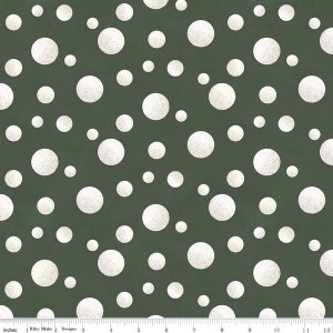 Golf Stoff / Golfbälle auf grünem Stoff / Golf Days Stoffkollektion von Riley Blake / Fat Quarters, Yardage / Golfmaterial Meterware