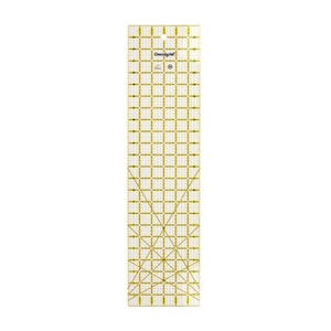 Regla para acolchado Omnigrid: Doble diamante de 6 x 24 pulgadas - Cortador de tiras acrílicas