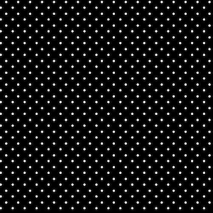 White Polka Dots on Black Fabric, Priscilla&#39;s Polka Dots by Henry Glass in Cotton Tonals Blender ColorWall Support Essential Basics