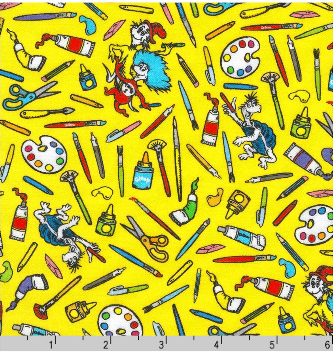 Dr Seuss Fabric / Express Yourself Dr Seuss Characters With Paint Tools