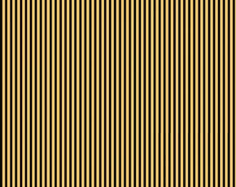 1/8in Stripe Black and Yellow  by Timeless Treasures 100% cotton quilt fabric