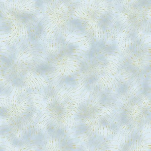 Home Sweet Home Dusty Blue Texture w/Gold Metallic Fabric by the Yard , Hoffman Fabric Yardage & Fat Quarters