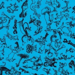 Dr. Seuss Stoff / Seuss Charakter Celebrate Seuss von Robert Kaufman Kinder Baumwoll-Quiltstoff, Birdie, Fat Quarters