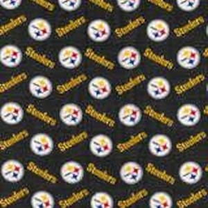 22x44&quot; Remnant NFL  Pittsburgh Steelers Fabric