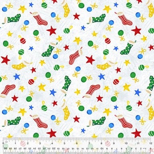 Tkanina świąteczna, Chilly Friends lamówki na tkaninie Snow firmy Windham Fabrics Dostępne jardy świąteczne i ćwiartki