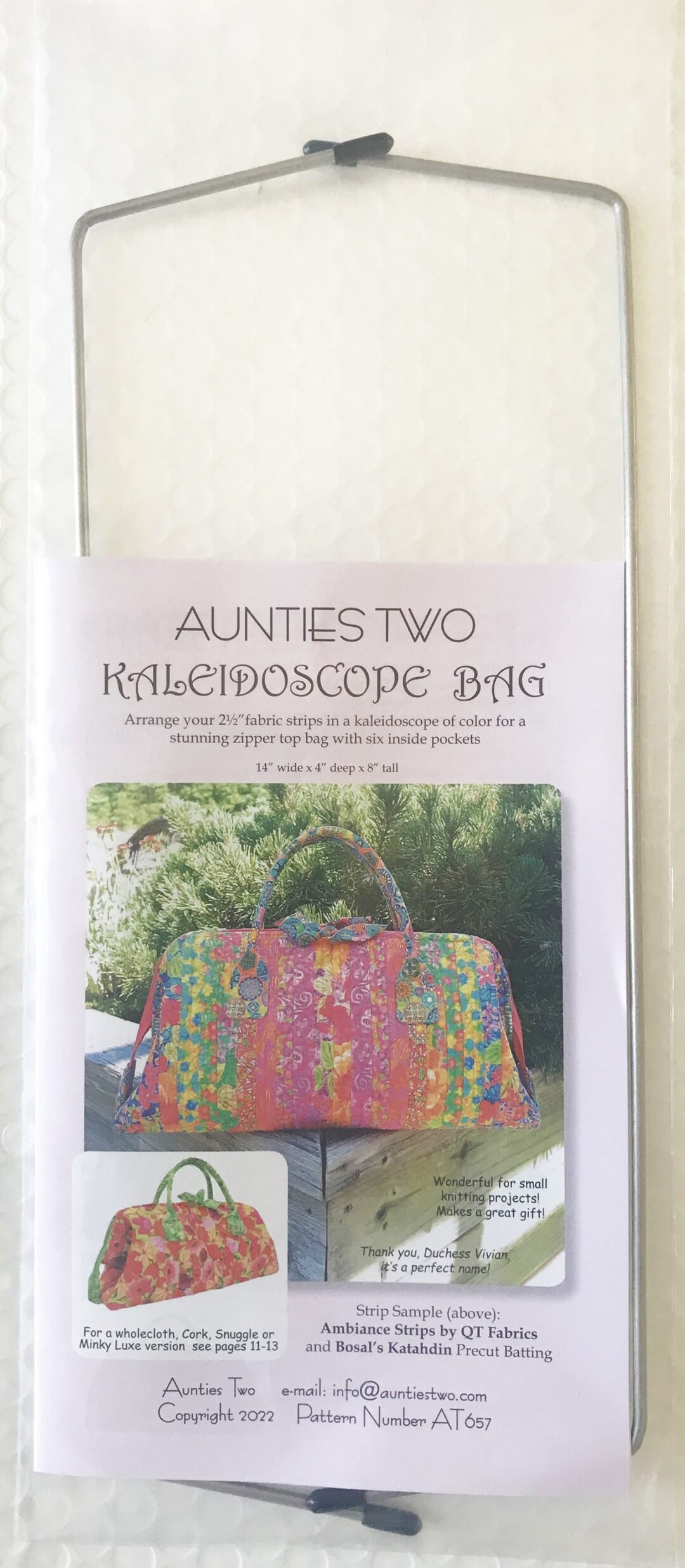 Kaleidoscope Pattern Print Leather Tote Bag main image 0