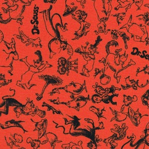 Dr. Seuss Stoff / Seuss Charakter Celebrate Seuss von Robert Kaufman Kinder Baumwoll-Quiltstoff, Birdie, Fat Quarters