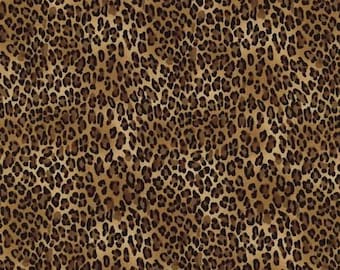 Timeless Treasures Kleiner Leoparden Muster Stoff / Leopardenmuster Stoff / Timeless Treasures c2722 / Fat Quarter und Meterware