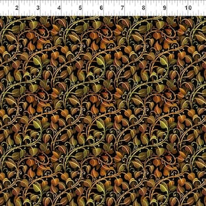 Vines Blender Fabric Legendary Journeys by Jason Yenter In the Beginning / Fabric by the yard & Fat Quarters