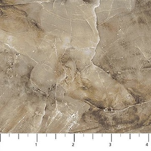 Northcott Magnolia Tan Brown Marble Fabric DP25376-76 Essential Basics, Blender Fabric by the yard & Fat Quarter Fabric