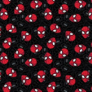 Spiderman Fabric by the yard by Camelot  / Spiderman Yardage & Fat Quarters