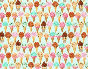 Ice Cream Fabric | Etsy
