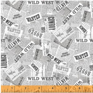Tela con estampado de periódico Desert Cowboy Desert Desertscape cortada a medida / Tela Western en yardas de Windham Fabrics, Fat Quarters disponibles