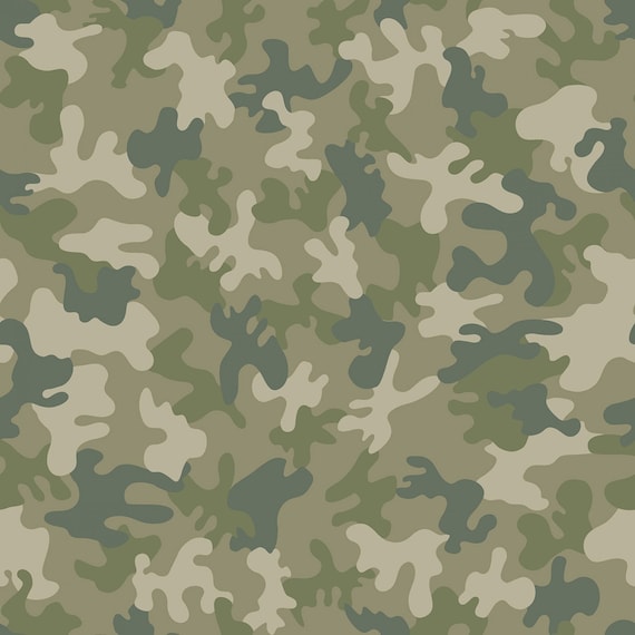 小物 camouflage pattern long stole DOT44 German Pea Camouflage Nylon Cotton Plaid Cloth for DIY