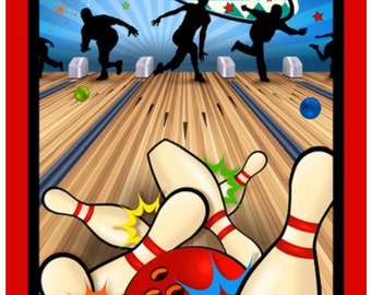 Rock and Bowl 24 "Bowling Panel von Blank Quilting