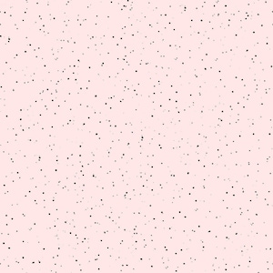 Peut inclure: Un fond rose pâle avec un motif de petits points noirs dispersés.