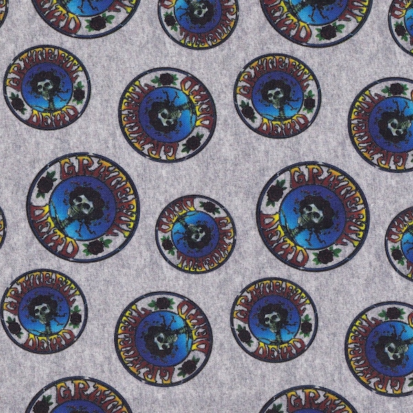 Grateful Dead Fabric by the Yard Etsy