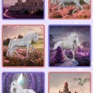 Unicorn Fabric Panel / Unicorn Quilt Panel / Unicorn 24" Block Panel on Purple Quilt Panel / Unicorn Fabric Panel / By the Quilt Panel