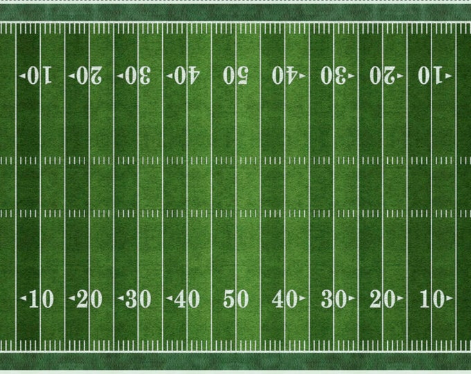 Football Field Fabric Panel / Touchdown Field Goal Post Grass / 24 ...