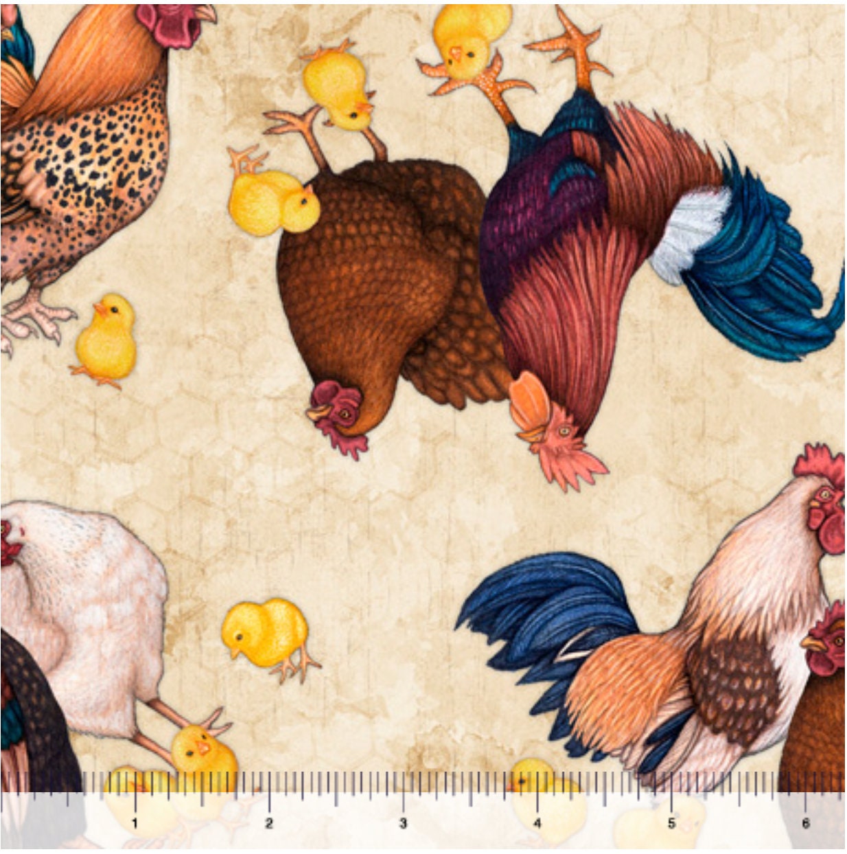 Sunrise Farms Chicken Toss Chicken Fabric by the yard Etsy Sunrise Farms Chicken Toss Chicken Fabric by the yard Etsy