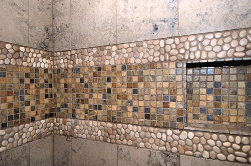 Java For Backsplash CNK Tile Glazed Java Tan Pebble Tile 12