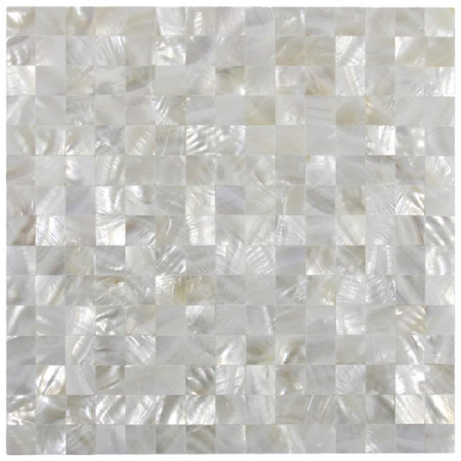 Hand Made Mother of Pearl Tile White Square Groutless Use Etsy