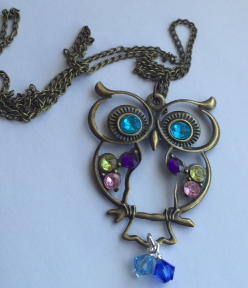 Owl pendant necklace For Mother/'s day anniversary grandma For Mom birthday