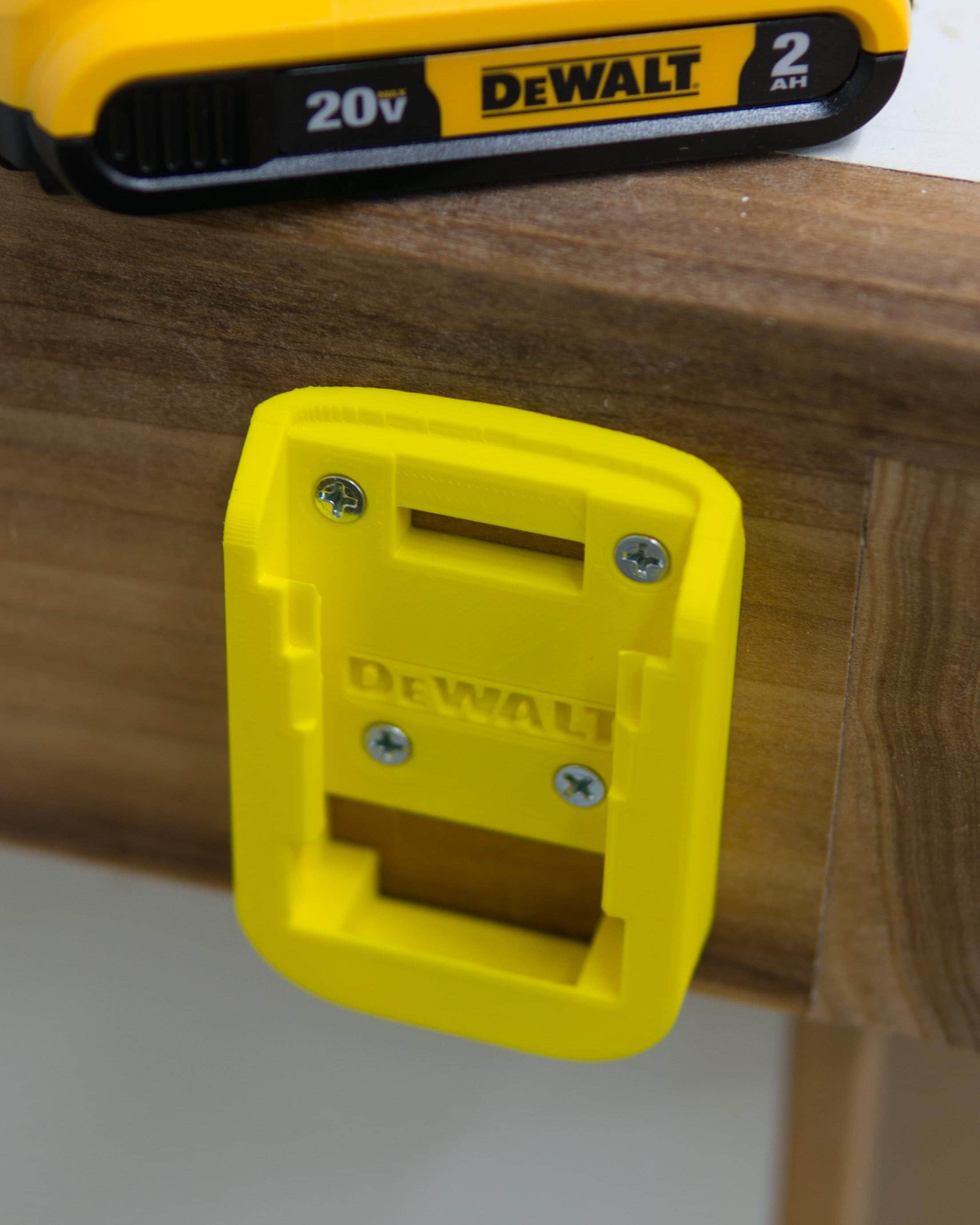 2 PACK Dewalt 20v Battery Mount Holder Etsy Australia