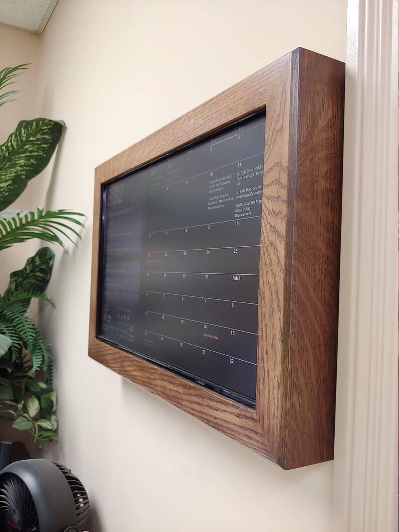 24 Digital Wall Display Smart Screen Wifi Calendar Etsy