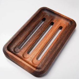 Handmade Walnut Wood Soap Tray