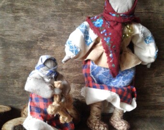 Motanka textile doll folk