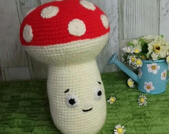 Big Mushroom plushie toy Woodland Home Decor