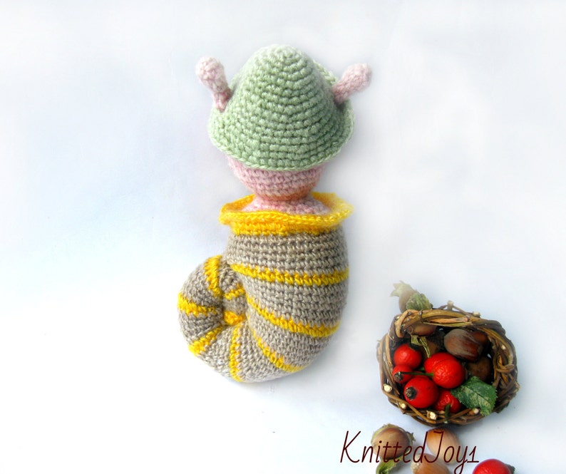 Snail hat With stripes Snail with horns Shell Crochet Soft Etsy