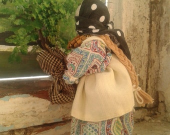 Motanka Doll: Handmade Primitive Fabric Doll, Folk Eco Toy