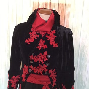 The phantom of the opera cosplay black and red version