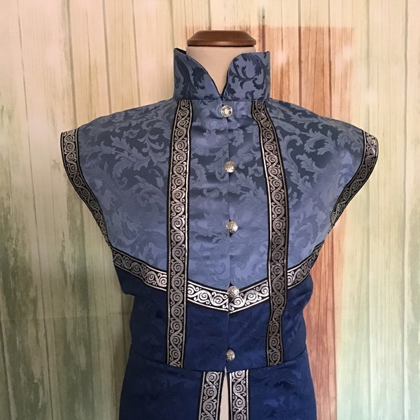 Fantasy livery, men's jacket, duster coat, knight's greatcoat, grv costume, larp costume