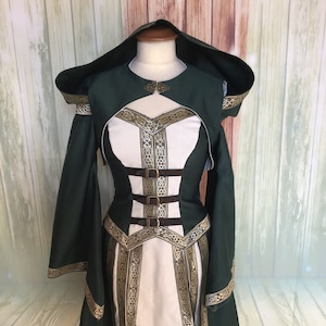  Disfraz medieval renacentista para mujer, vestido de cosplay,  conjunto de camisola irlandesa. : Ropa, Zapatos y Joyería