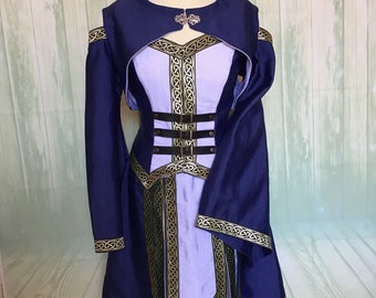 Celtic dress for fantasy larp