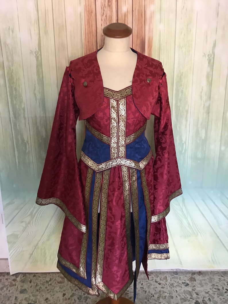 Celtic dress for larp fantasy | Etsy