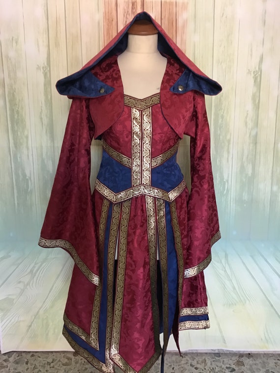 Keltische jurk voor fantasie larp Etsy Nederland