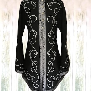 Fantasy Noble Tunic in Heavy Cotton – Custom Made LARP Prince Costume with Elvish Embroidery image 7