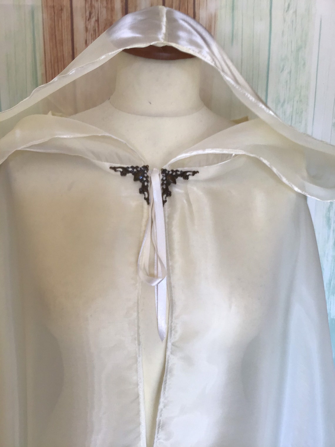 Mantello Gotico Da Donna Con Cappuccio – COSDREAMER – Tulle Nero Per Matrimonio, Halloween, Elfo - Foto 3