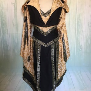 fantasy warrior larp dress in different colors