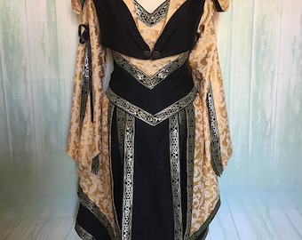 fantasy warrior larp dress in different colors