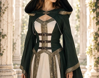 Celtic dress for fantasy larp